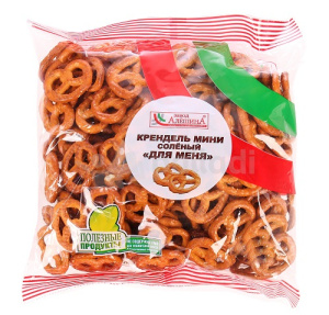 Печенье Т/В Алешин Крендель МИНИ соленый Для меня 1/2,7