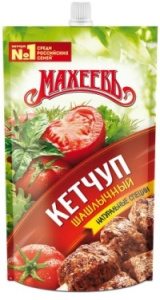 Кетчуп Махеев 300гр шашлычный дойпак 1/16