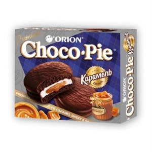 Бисквит Чокопай Орион ДАРК КАРАМЕЛЬ 360гр 12шт 1/8