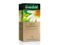 Чай Гринфилд черн 25пак ЯБЛОКО КОРИЦА/Рич Камомайл 0432 1/10