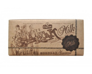 Шок Спартак Молочный  85гр 1/20 эт-крафт  шоу-бокс 10136