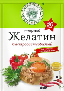 Волшебное Дерево Желатин пищевой быстрорастворимый 50гр