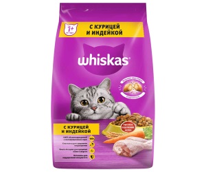 Вискас 800 г ПОДУШЕЧКИ КУРИЦА/ИНДЕЙКА 1/8