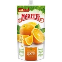 Джем Махеев 300 гр Апельсин дой-пак 1/16