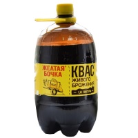 Вода Квас ЖЕЛТАЯ БОЧКА 1,5 л  ПЭТ 1/6