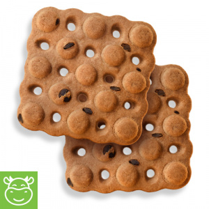 Печенье КИО Дырки-Пупырки с кусочками шоколада сдобное 1/4  Дымка  Т41