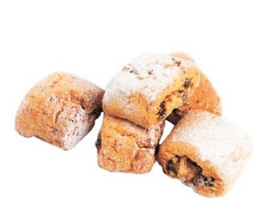 Печенье Т/В ДВ Компания Струдель с изюмом/корица  1/3