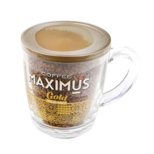 Кофе ДР Максимус стеклянная кружка 70гр GOLD