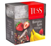 Чай ТЕСС черн 20пак Банана Сплит пирамидки 1/12