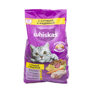 Вискас 1,3 кг ПОДУШЕЧКИ ПАШТЕТ КУРИЦА/ИНДЕЙКА 1/4