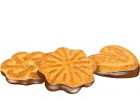 Печенье Яшкино Чайное с глазурью УР303 1/4