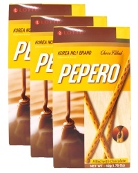 Палочки с шок Ю.Корея Пеперо Чоко Филд (желтая) 50г 1/40