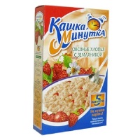 Хлопья овс Минутка 185гр земляника  (5 пак) 1/16