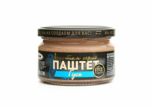 Паштет Рузком 200гр Гусь ГОСТ стекло 1/6