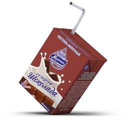 Коктейль молочный Молочное Приамурье 0,2л ШОКОЛАД 1,5% т/п 1/27