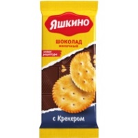 Шок Яшкино 90гр молочный с Крекером 1/20 ПШ106
