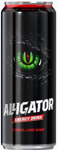 Напиток Энергетический Аллигатор Гуава Лайм Мята ж/б 0,45 л 1/12