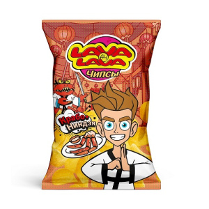 Чипсы Лава Лава 50гр вкус кетчупа 1/24