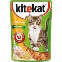 Китикет 85 гр Пауч Курица в желе 1/28