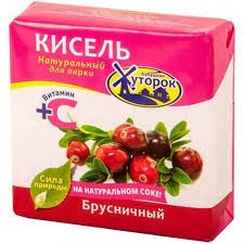 Кисель Бабушкин Хуторок 180гр БРУСНИКА брикет 1/20