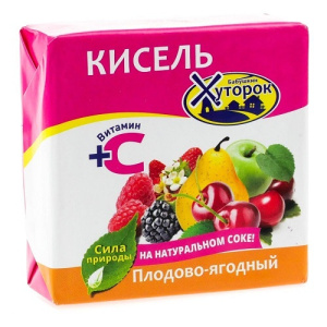 Кисель Бабушкин Хуторок 180гр ПЛОДОВО-ЯГОДНЫЙ брикет 1/20