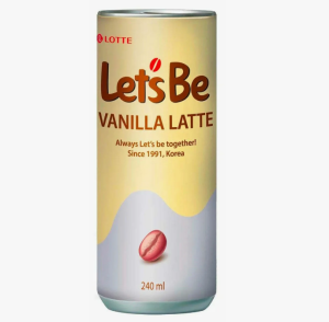 Напиток Ю.Корея Кофе Lets be 240гр Ваниль Латте ж/б 1/30