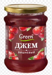 Джем ГринРэй 310 гр Вишня ст/б 1/12