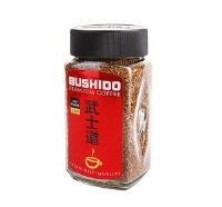 Кофе BUSHIDO 100гр КРАСНЫЙ ст/б 1/9