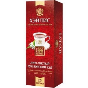 Чай Хейлис черн 25пак Бордовый 1/24