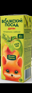 Сок Волжский Посад 0,2л Яблоко-Персик с 4-х мес 1/27