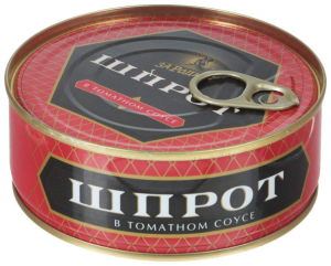 Шпроты За Родину из балтийской кильки в т/с 240 гр КЛЮЧ 1/18