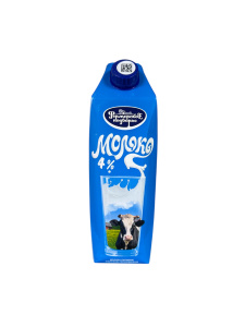 Молоко Фермерское 4%  1л.