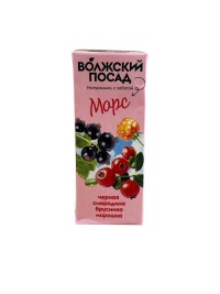 Морс Волжский Посад черн смородина, брусника, морошка 0,2л 1/27