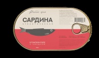 Сардина РЫБНОЕ МЕНЮ с овощами в т/с ключ 175 гр 1/24