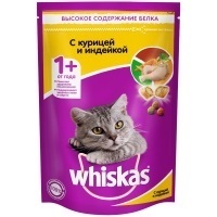 Вискас 800 г ПОДУШЕЧКИ КУРИЦА/ИНДЕЙКА 1/8