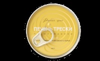 Печень трески РЫБНОЕ МЕНЮ по-мурмански 190 гр 1/60