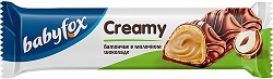 Шок батончик Яшкино Бейбифокс CREAMY  Choko Шоколад 23гр 6*1/24 РВК656