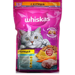 Вискас 350 г ПОДУШЕЧКИ КУРИЦА  Д/СТЕР КОШ 1/9