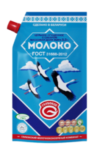Молоко сгущ Дой-Пак Глубокое ГОСТ 280гр Беларусь 1/24