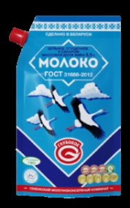 Молоко сгущ Дой-Пак Глубокое ГОСТ 280гр Беларусь 1/24