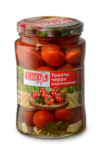 Помидоры ЕКО черри марин. 680 г ст/б