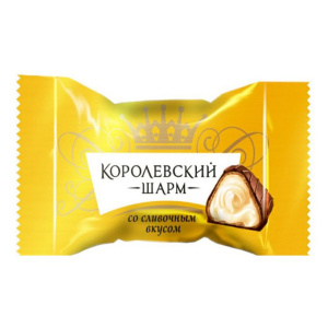 Конфеты Лаконд Королевский шарм со сливочным вкусом вафел.1/2