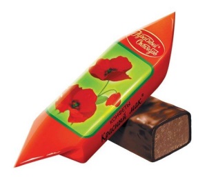 Конфеты Красный октябрь Красный мак 1/1/5