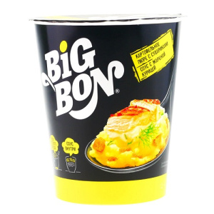 Карт пюре Биг Бон 60 гр КУРИЦА с сухариками 1/24