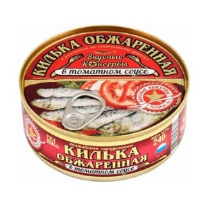Килька ВКУСНЫЕ КОНСЕРВЫ в  т/с обж 240г ключ
