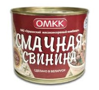 Свинина туш ОМКК 90% закладка Смачная БЕЛАРУСЬ 525 гр 1/24