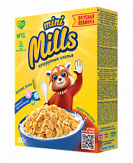 С/З Мини Миллс 200гр Кукурузные Хлопья Картон 1/12
