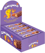 Шок батончик Яшкино вафли Джумка с мяг кар/возд кукур 37гр ЯК 329 1/15