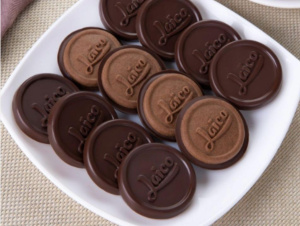 Печенье Арбис LAIKO в молочном шоколаде 1/2 Узбекистан