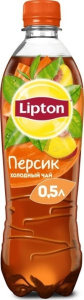 Напиток Чай Липтон холодный 0,5 л Персик ПЭТ 1/12